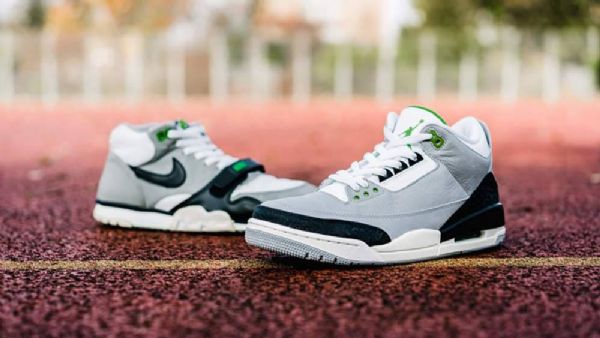 Nike Air Jordan 3 Chlorophyll Tinker Sko Til Mænd Grå