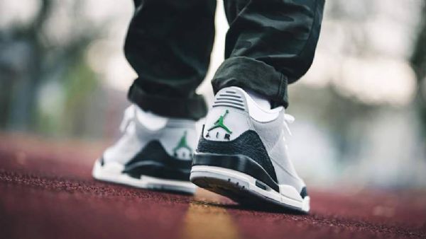 Nike Air Jordan 3 Chlorophyll Tinker Sko Til Mænd Grå