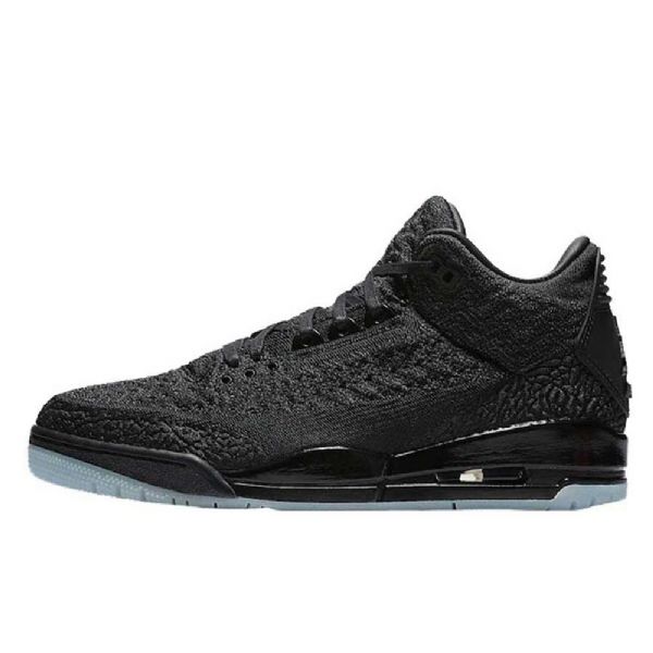 Nike Air Jordan 3 Flyknit Sko Til Mænd Sort