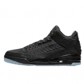 Nike Air Jordan 3 Flyknit Sko Til Mænd Sort