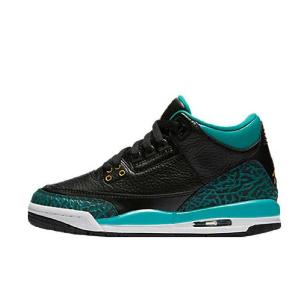 Nike Air Jordan 3 Gs Sko Til Mænd Sort Guld