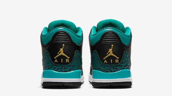 Nike Air Jordan 3 Gs Sko Til Mænd Sort Guld