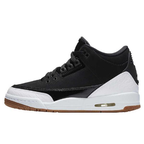 Nike Air Jordan 3 Gs Sko Til Mænd Sort Hvid