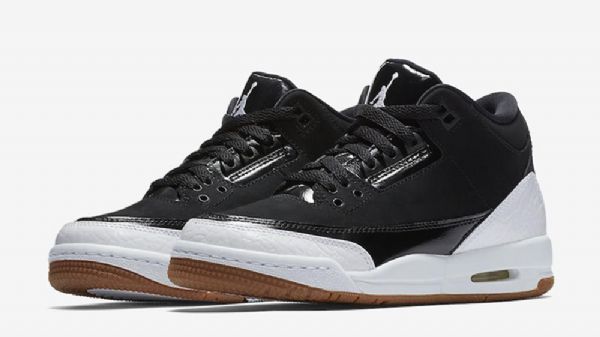 Nike Air Jordan 3 Gs Sko Til Mænd Sort Hvid