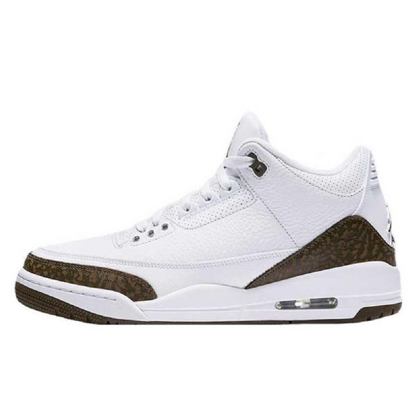 Nike Air Jordan 3 Mokka Sko Til Mænd Hvid
