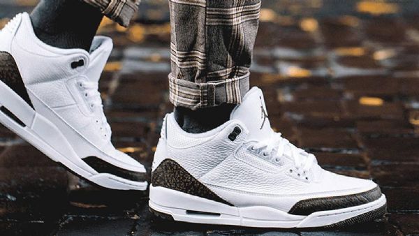 Nike Air Jordan 3 Mokka Sko Til Mænd Hvid
