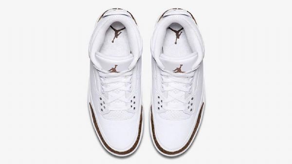 Nike Air Jordan 3 Mokka Sko Til Mænd Hvid