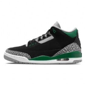 Nike Air Jordan 3 Pine Til Damer Sko Sort Grøn