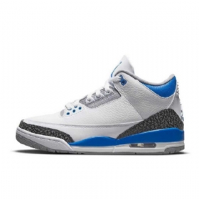 Nike Air Jordan 3 Racer Sko Til Mænd Blå