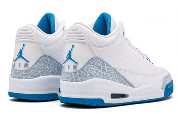 Nike Air Jordan 3 Retro Basketball Sko Til Damer Blå