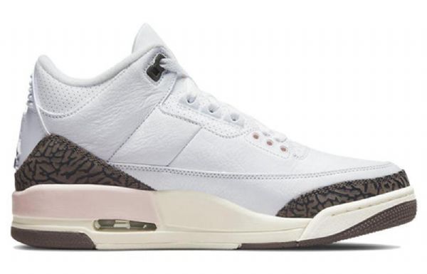 Nike Air Jordan 3 Retro Basketball Sko Til Damer Hvid