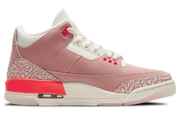Nike Air Jordan 3 Retro Basketball Sko Til Damer Lyserød