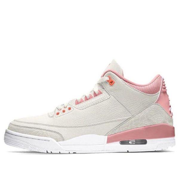 Nike Air Jordan 3 Retro Basketball Sko Til Damer Lyserød