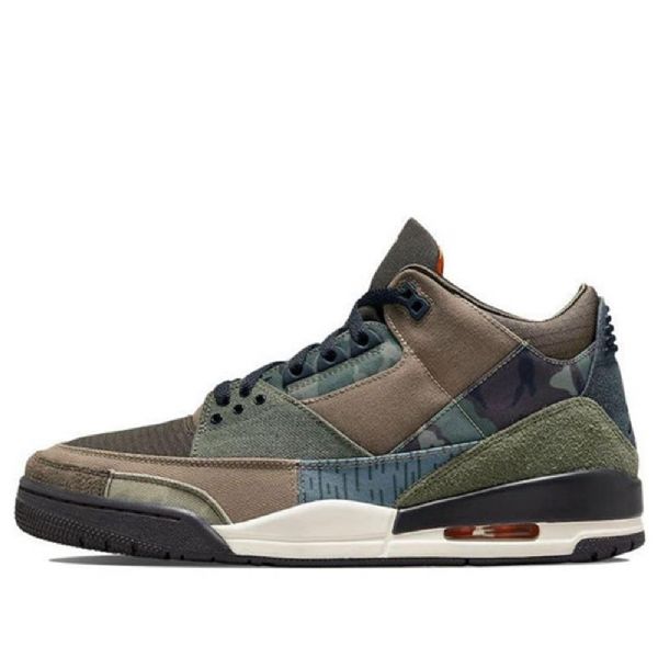 Nike Air Jordan 3 Retro Basketball Sko Til Mænd Army Grøn