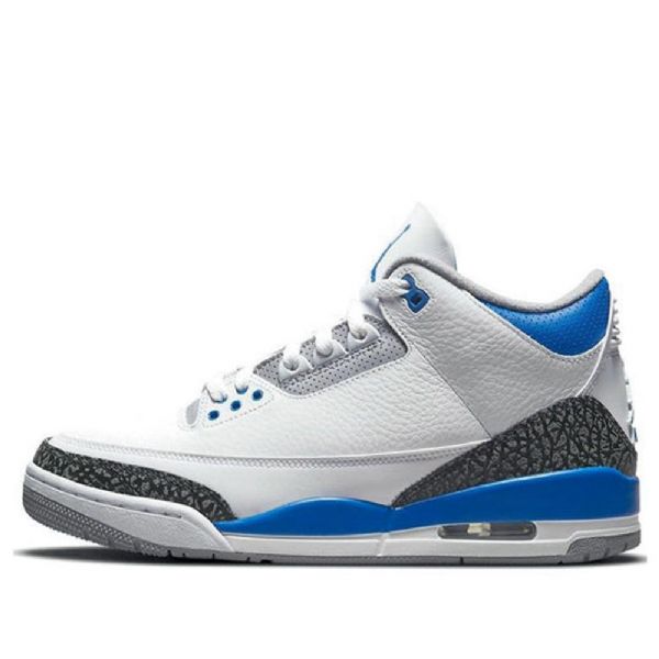 Nike Air Jordan 3 Retro Basketball Sko Til Mænd Blå