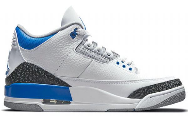 Nike Air Jordan 3 Retro Basketball Sko Til Mænd Blå