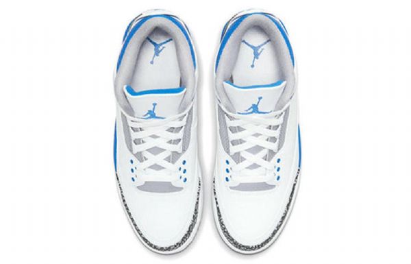 Nike Air Jordan 3 Retro Basketball Sko Til Mænd Blå