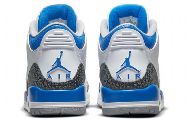 Nike Air Jordan 3 Retro Basketball Sko Til Mænd Blå