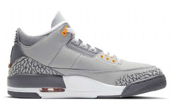 Nike Air Jordan 3 Retro Basketball Sko Til Mænd Grå