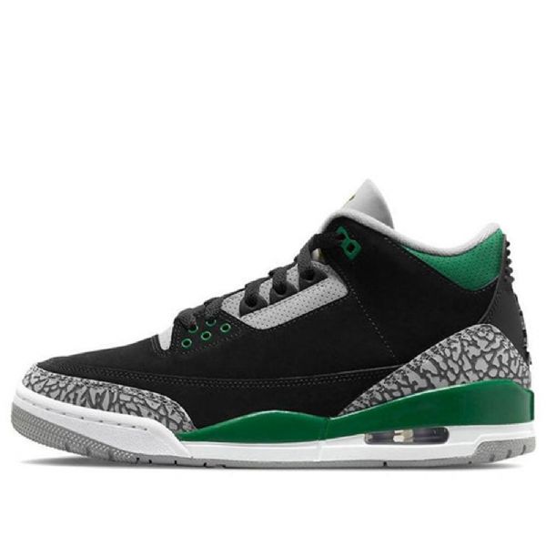 Nike Air Jordan 3 Retro Basketball Sko Til Mænd Grøn
