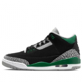 Nike Air Jordan 3 Retro Basketball Sko Til Mænd Grøn
