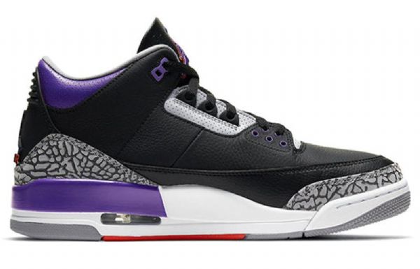 Nike Air Jordan 3 Retro Basketball Sko Til Mænd Lilla