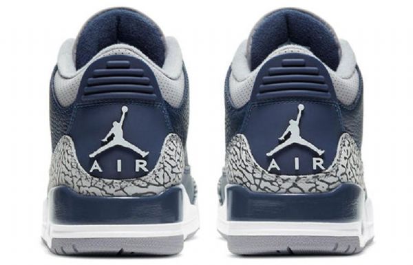 Nike Air Jordan 3 Retro Basketball Sko Til Mænd Marineblå