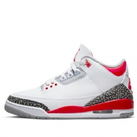 Nike Air Jordan 3 Retro Basketball Sko Til Mænd Rød
