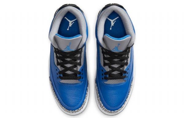 Nike Air Jordan 3 Retro Basketball Sko Til Mænd Sort Blå