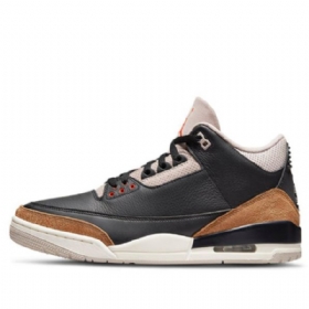 Nike Air Jordan 3 Retro Basketball Sko Til Mænd Sort Khaki