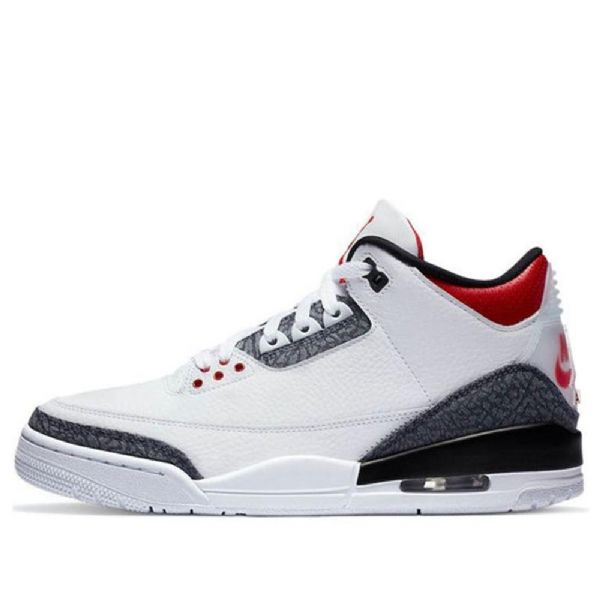 Nike Air Jordan 3 Retro Denim Se Basketball Sko Til Mænd Rød