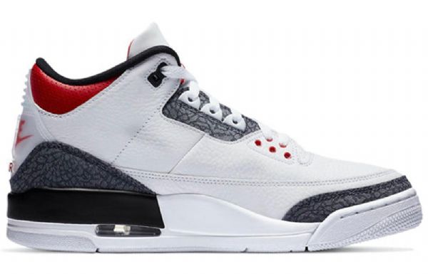 Nike Air Jordan 3 Retro Denim Se Basketball Sko Til Mænd Rød