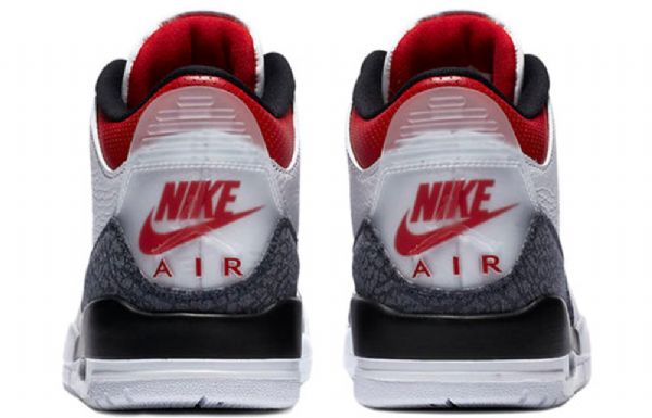 Nike Air Jordan 3 Retro Denim Se Basketball Sko Til Mænd Rød