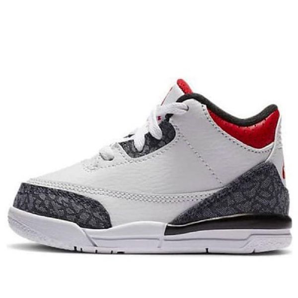 Nike Air Jordan 3 Retro Denim Se Td Sko Til Børn Rød