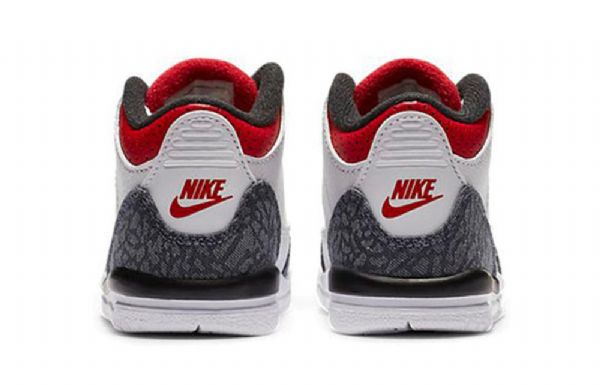 Nike Air Jordan 3 Retro Denim Se Td Sko Til Børn Rød