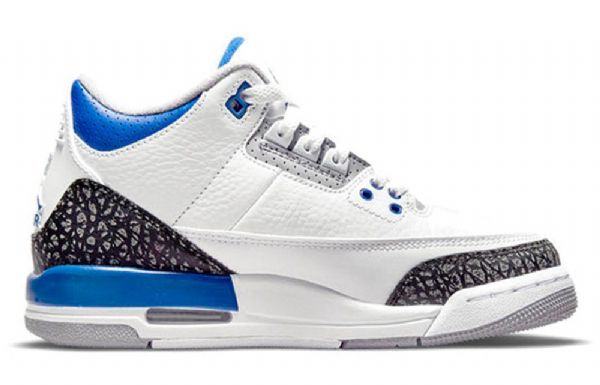 Nike Air Jordan 3 Retro Gs Basketball Sko Til Mænd Blå