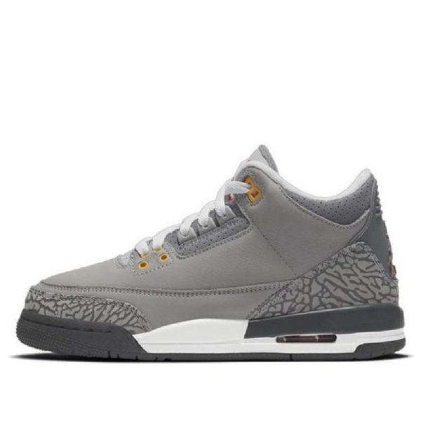 Nike Air Jordan 3 Retro Gs Basketball Sko Til Mænd Grå