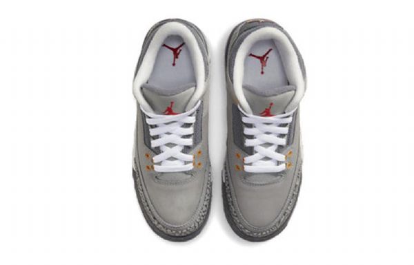 Nike Air Jordan 3 Retro Gs Basketball Sko Til Mænd Grå