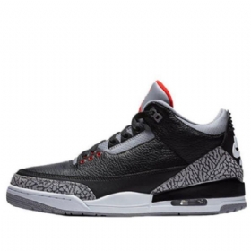 Nike Air Jordan 3 Retro Og Basketball Sko Til Mænd Sort