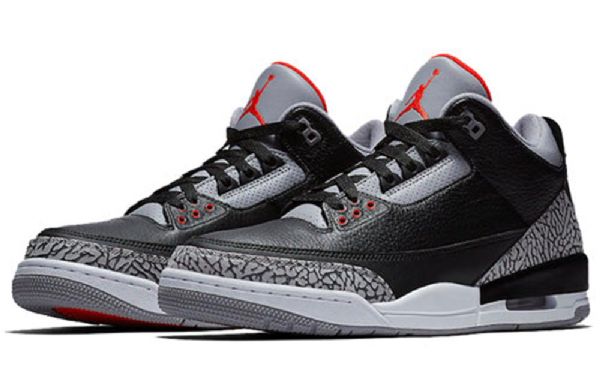 Nike Air Jordan 3 Retro Og Basketball Sko Til Mænd Sort