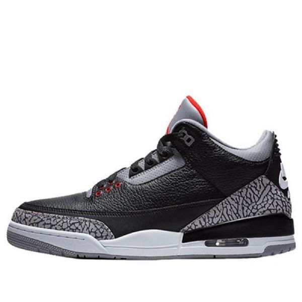Nike Air Jordan 3 Retro Og Basketball Sko Til Mænd Sort