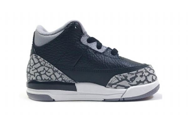 Nike Air Jordan 3 Retro Og Td Sko Til Børn Sort