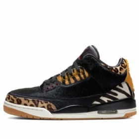 Nike Air Jordan 3 Retro Se Basketball Sko Til Mænd Leopard