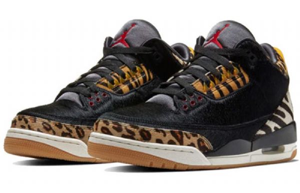 Nike Air Jordan 3 Retro Se Basketball Sko Til Mænd Leopard
