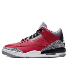 Nike Air Jordan 3 Retro Se Basketball Sko Til Mænd Rød Grå