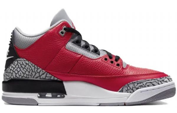 Nike Air Jordan 3 Retro Se Basketball Sko Til Mænd Rød Grå