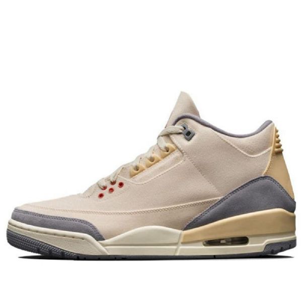 Nike Air Jordan 3 Retro Se Muslin Basketball Sko Til Mænd Khaki