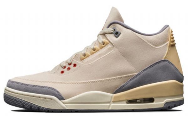 Nike Air Jordan 3 Retro Se Muslin Basketball Sko Til Mænd Khaki
