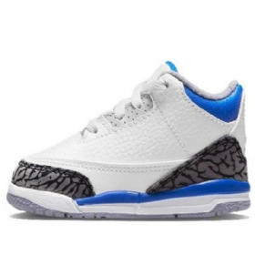 Nike Air Jordan 3 Retro Td Sko Til Børn Blå