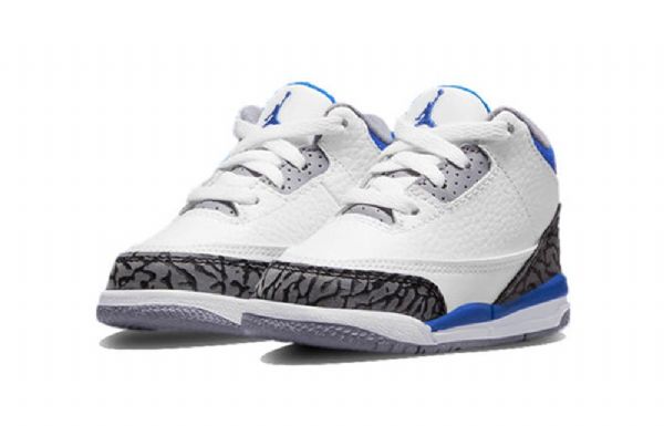 Nike Air Jordan 3 Retro Td Sko Til Børn Blå